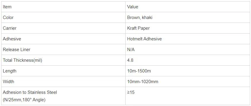 brown paper sticky tape